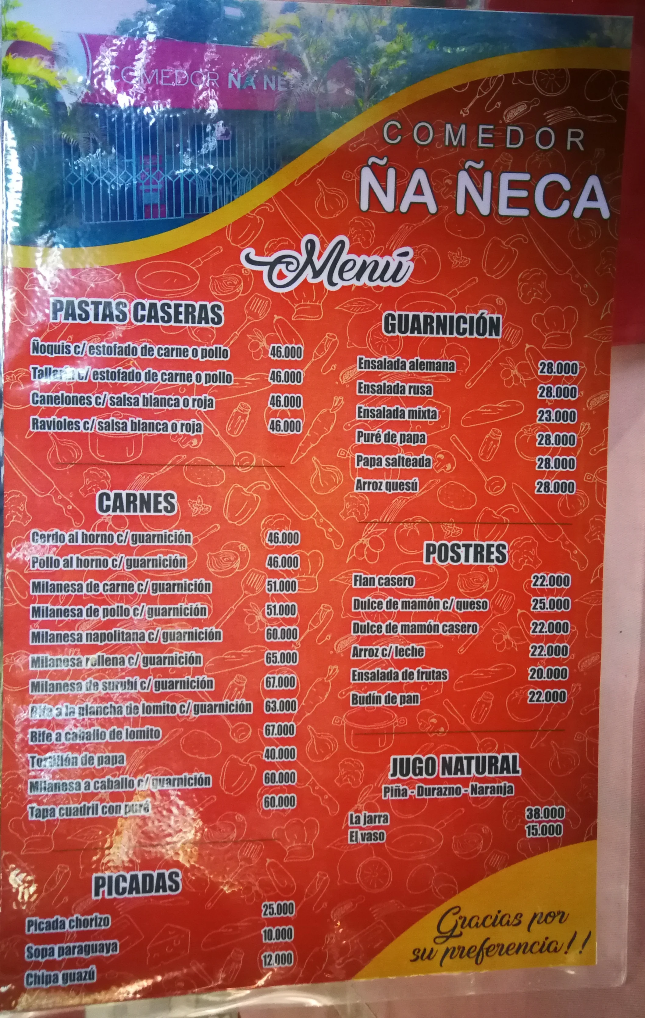 Menú de Comedor Ña Ñeca — página 6